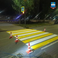 В Калуге разметили более 2,3 тысячи «квадратов» дорожного полотна В Калуге разметили более 2,3 тысячи «квадратов» дорожного полотна