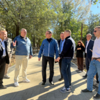 В Калуге продолжается обновление улицы Чичерина
