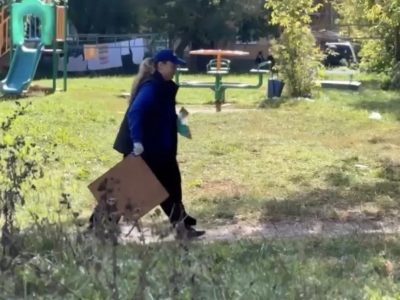 Волонтеры сделали чище улицу Болотникова Волонтеры сделали чище улицу Болотникова