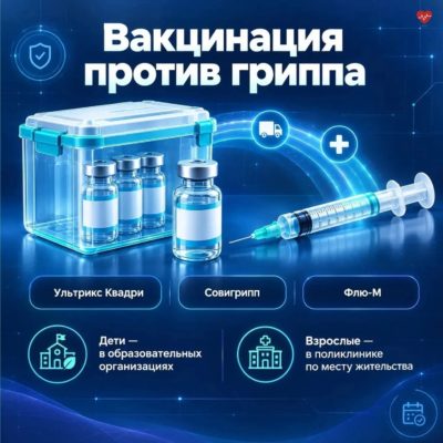 В Калужскую область поступила вакцина против гриппа