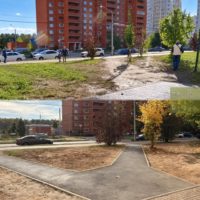 В Калуге благоустроили стихийные тропы