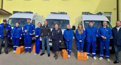 Региональный центр скорой помощи получил три новых автомобиля