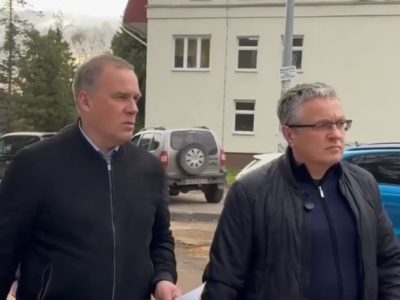Реконструкция подъезда к онкодиспансеру идет полным ходом Реконструкция подъезда к онкодиспансеру идет полным ходом