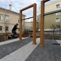 В Калуге появился новый сквер