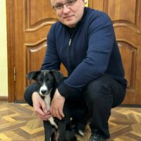 Дмитрий Денисов вновь ищет дом для щенка Дмитрий Денисов вновь ищет дом для щенка