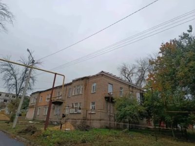 Калужане продолжают восстанавливать подшефный Первомайск